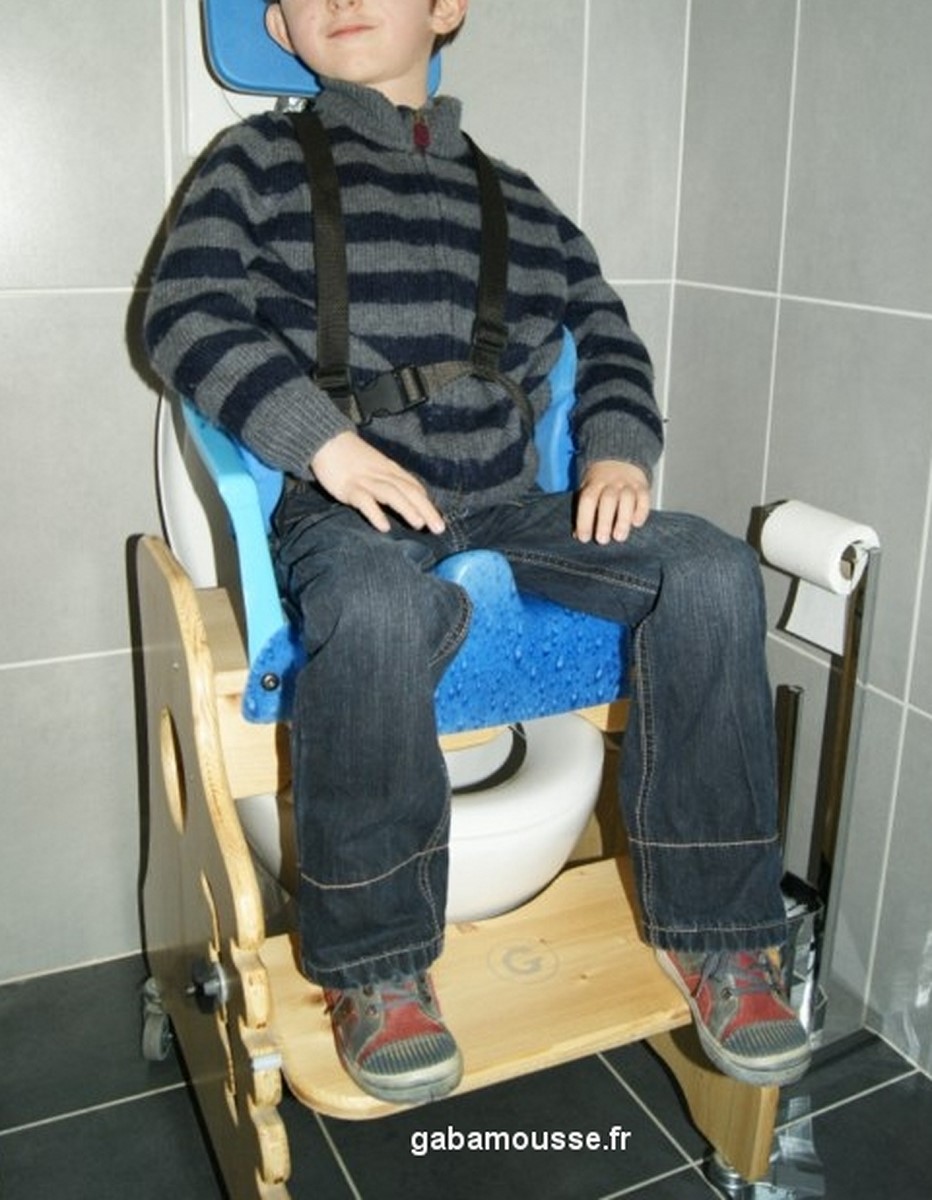 Le siège de WC Maternelle - Gabamousse - Mobilier adapté pour enfants  handicapés